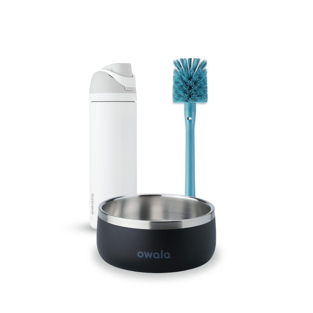 FreeSip and Pet Bowl Bundle Water Bottle QHXUHHL