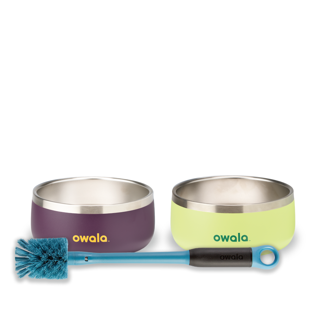 Pet Bowl Bundle Water Bottle OCJMDG